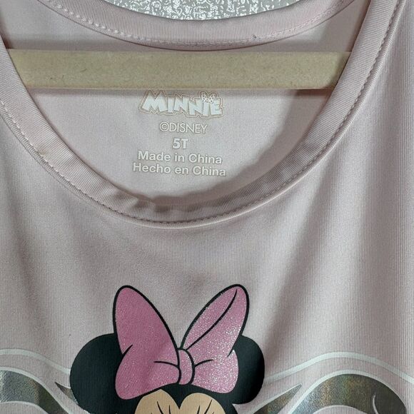 Disney Minnie Mouse 5T Girls Tutu Pink Dress Tulle Rainbow Ballet Princess Fairy - Picture 2 of 7